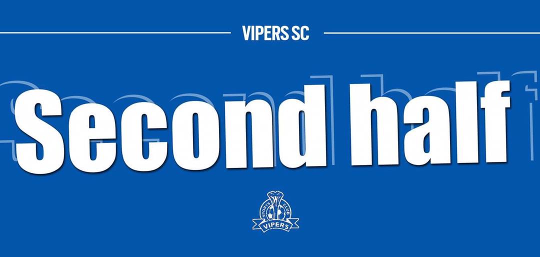 VipersSC's tweet photo. 𝐒𝐄𝐂𝐎𝐍𝐃 𝐇𝐀𝐋𝐅 | 

We are back underway at Barifa Stadium, more of the same, lads 💪

🔴 0-1 🔵 #AHSCVIP | #VenomsUpdates | #OneTeamOneDream https://t.co/2q2hSlh3Qp