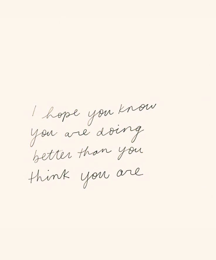 You got this 🤍