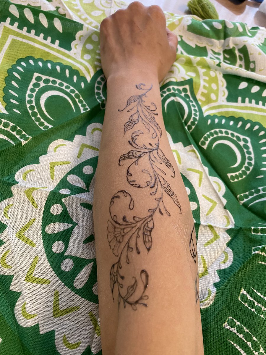 メヘンディ・アート メヘンディ（ヘナアート）楽しいですよ😊 ジャグアジャパン