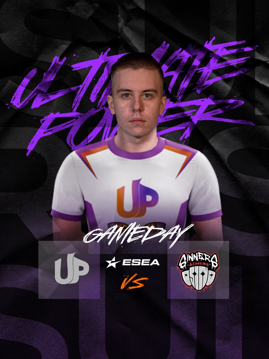 🟣 MATCHDAY in <a href="/ESEA/">ESEA League</a> 

🆚 SINNERS Academy 
⏰ 20:00
📺 youtube.com/live/axJL1nZ5r…

#UltimatePower <a href="/ViLTREXX/">Valentin</a> <a href="/doublemagics/">Veselin Angelov</a> @starplajerzCSGO <a href="/waZzCSGO/">waZz</a> <a href="/d1maje/">d1maje</a>