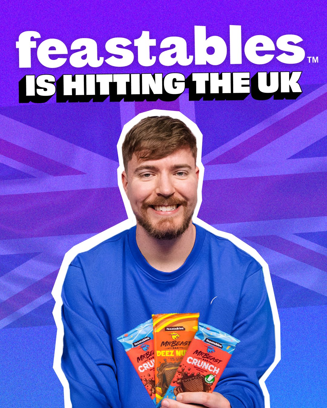 Feastables chocolate is finally in the UK and it was the biggest