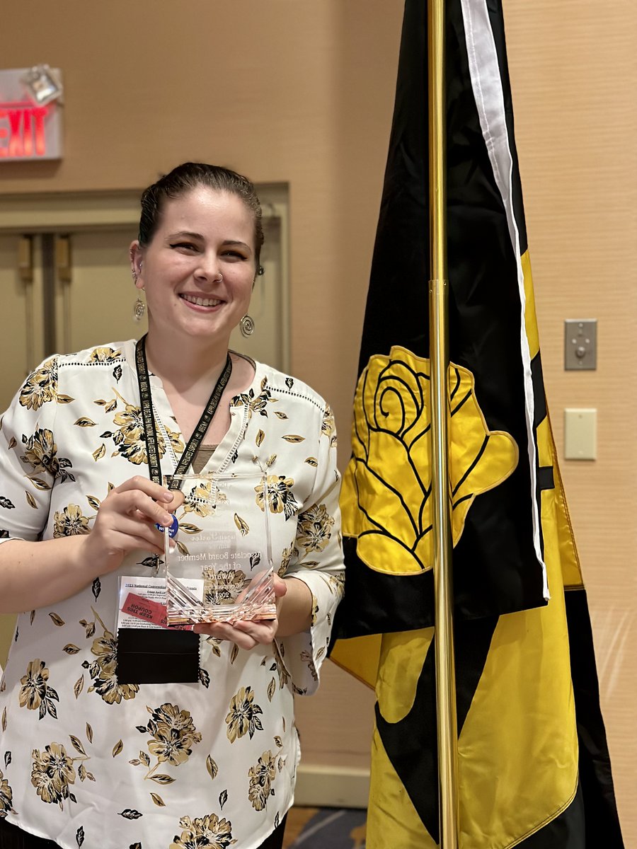 Congrats to Chrissy, our Chapter Consultant of the Year, and to Lauren, our Associate Board Member of the Year! Thank you both for everything you do for our organization!
🖤💛