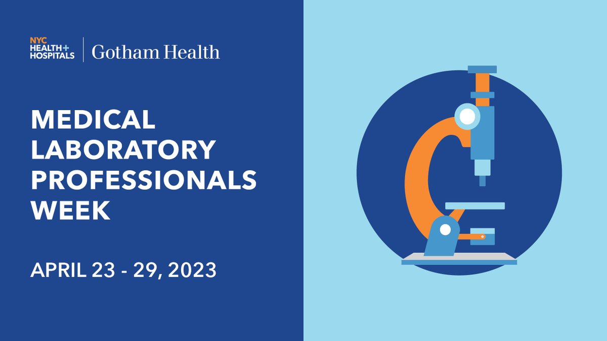 Happy Lab Week 2023! 🔬🧪🥼 We celebrate laboratory professionals who protect our future by skillfully adapting to meet today’s evolving patient care. Your work is greatly appreciated.
 #Lab4Life #LabWeek #MLPW2023
bit.ly/GothamHealthNe…