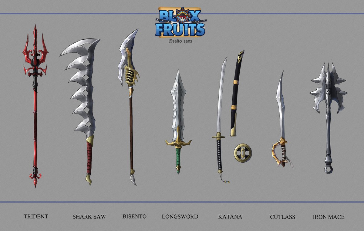 Kitt on X: New Blox Fruits rework swords. What's your favorite? / X