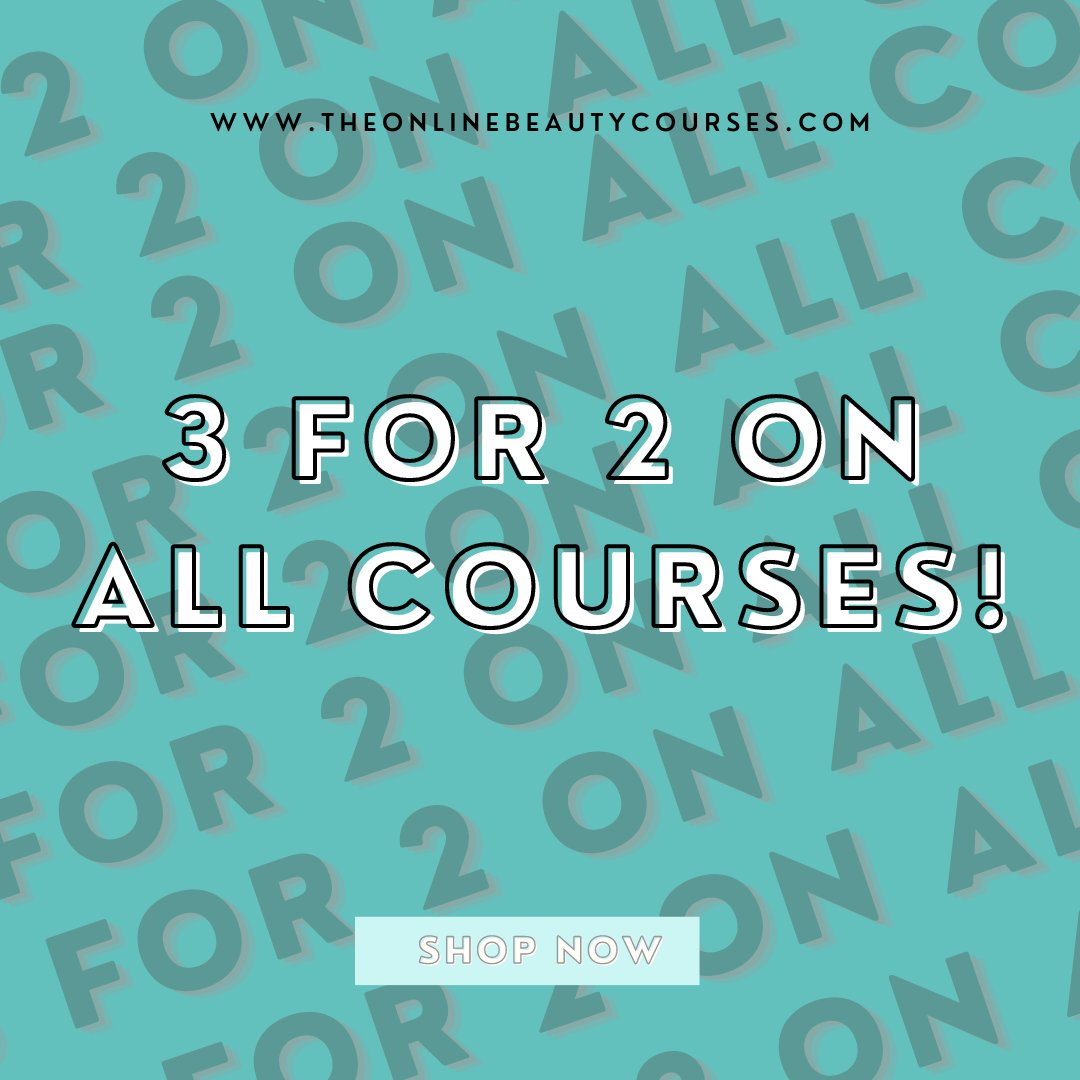 TOBC_CS's tweet photo. 3 FOR 2 ON ALL COURSES IS BACK ON!

Visit our website at https://t.co/YNR5sbk6k4 and expand your knowledge and treatment menu!

#specialoffer #3for2 #beauty #beautycourses #beautyremote #may #Sephora #professionalbeauty #beautyqueen https://t.co/JufajEaR0P