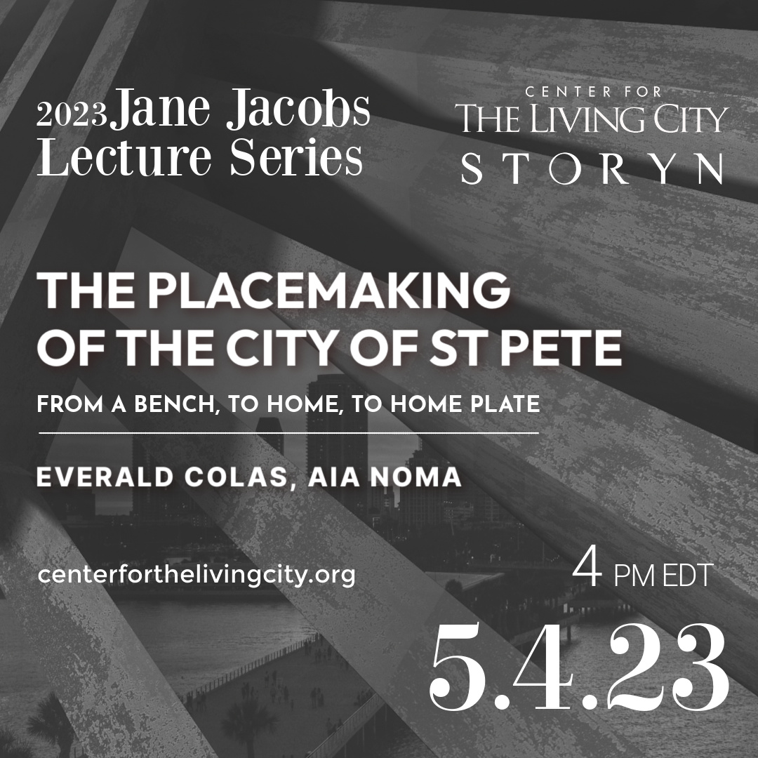Place-making is a process that creates areas where all demographics want to eat, work, rest, play, and learn - and is at the heart of our next #JaneJacobs lecture! Link to register/learn more: centerforthelivingcity.org/upcoming-event… #everaldcolas #observescranton #scrantonpa