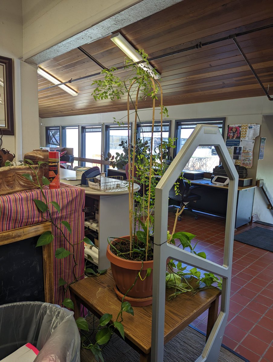 The plant sharing library at Woodenlegs Library - community members share their plants with other community members to take! Amazing and beautiful. <a href="/SJSUiSchool/">SJSU iSchool</a> #EarthDay2023 #northerncheyennetribe
