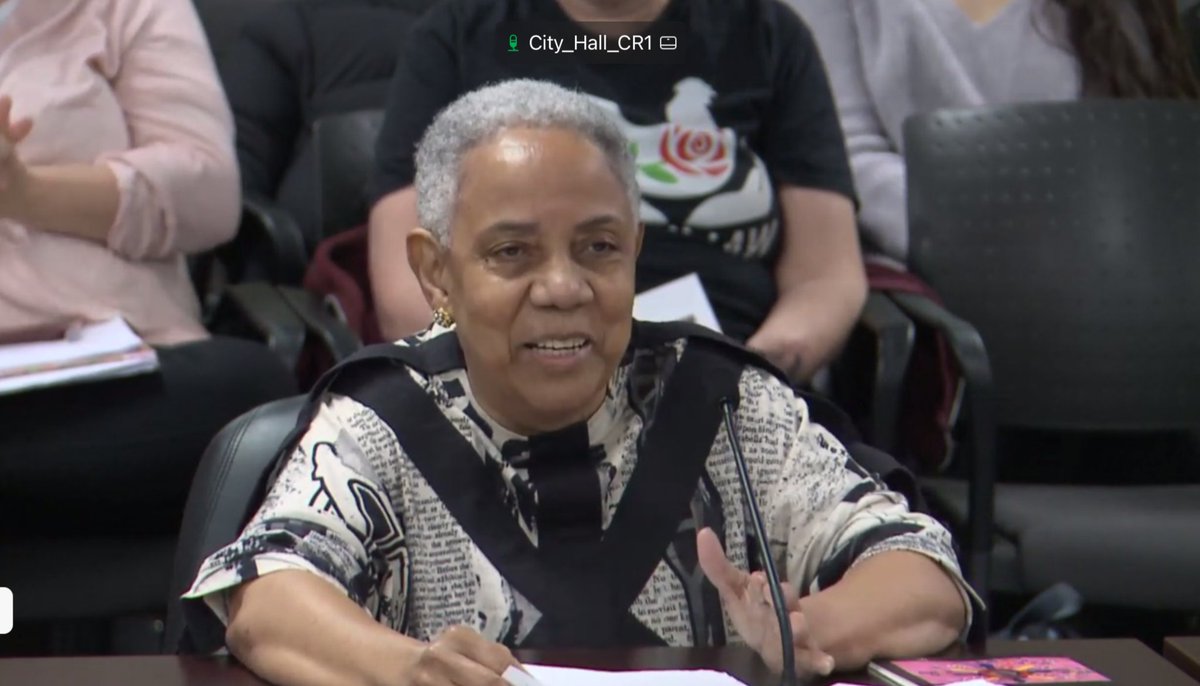 cllrainslie's tweet photo. At today's City of Toronto Economic & Community Development Committee, we voted unanimously to appoint Lillian Allen @LillianAllenDub https://t.co/nOO8OPrkFv our city's new Poet Laureate!πππ She will be an excellent advocate for poetry, language, and the arts! #Arts #TOPoli https://t.co/meUpLTQsi2