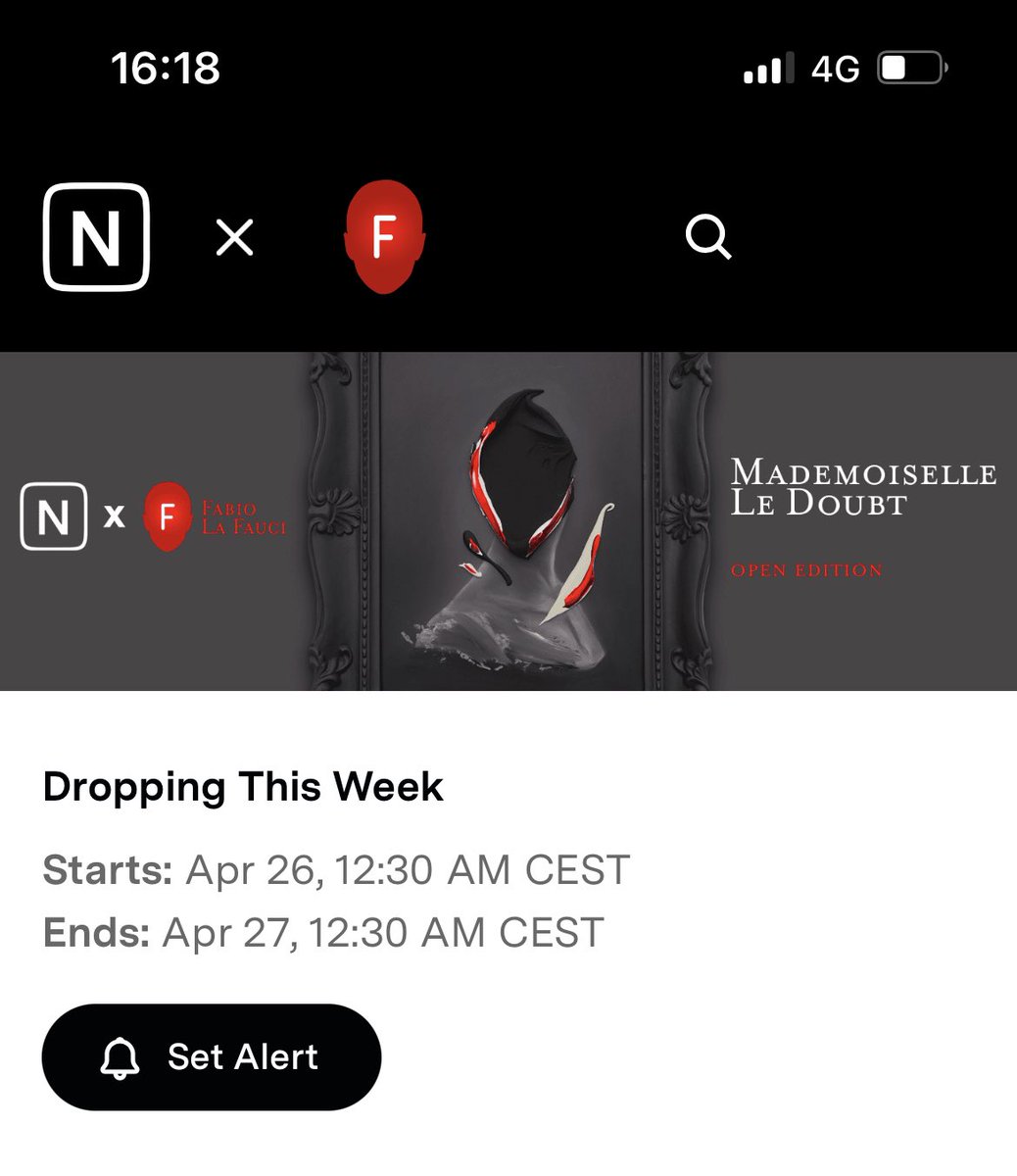 FauciFabio's tweet photo. Did you set the alert already? 👀 https://t.co/b6sTmZE7PK
