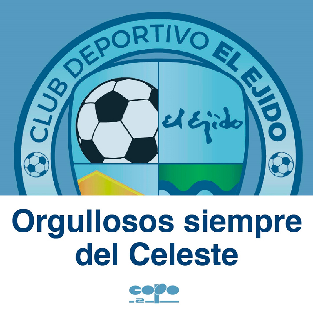 Copo_al's tweet photo. Deporte, constancia y compromiso. Desde Copo, apoyamos los valores de este increíble equipo 💪🏻⚽

💙 ¡Orgullosos siempre del Celeste! 💙

#copo #parquecomercialcopo #estiloponiente #almerimar #elejido #PoliEjido #herederosdeunapasión #muchopoli https://t.co/FqQCgcC2yq