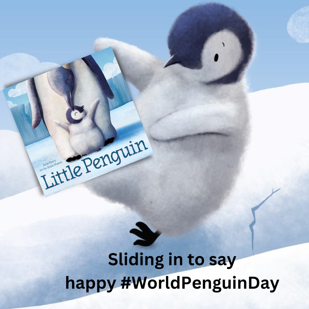 Happy #WorldPenguinDay everyone, from the cutest little penguin around! @amicuspub #SuzieMason @picturebookgold