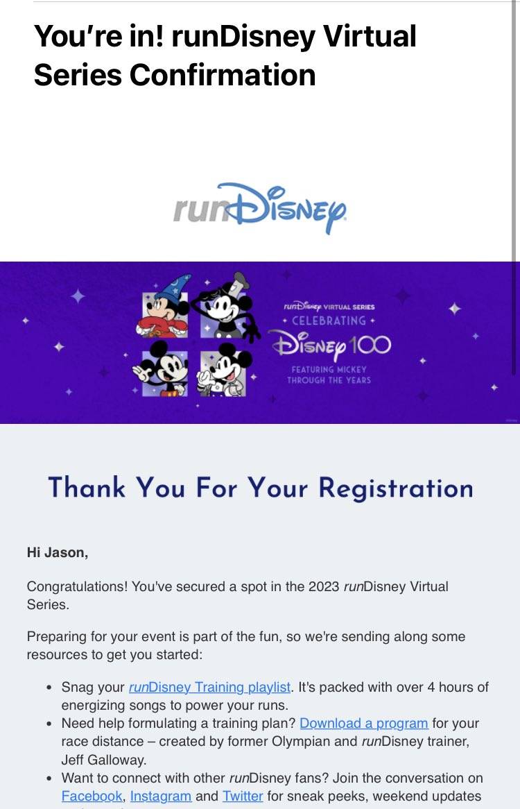 So excited for this year's <a href="/rundisney/">runDisney</a> virtual series because I've been a Mickey fan as long as I can remember!