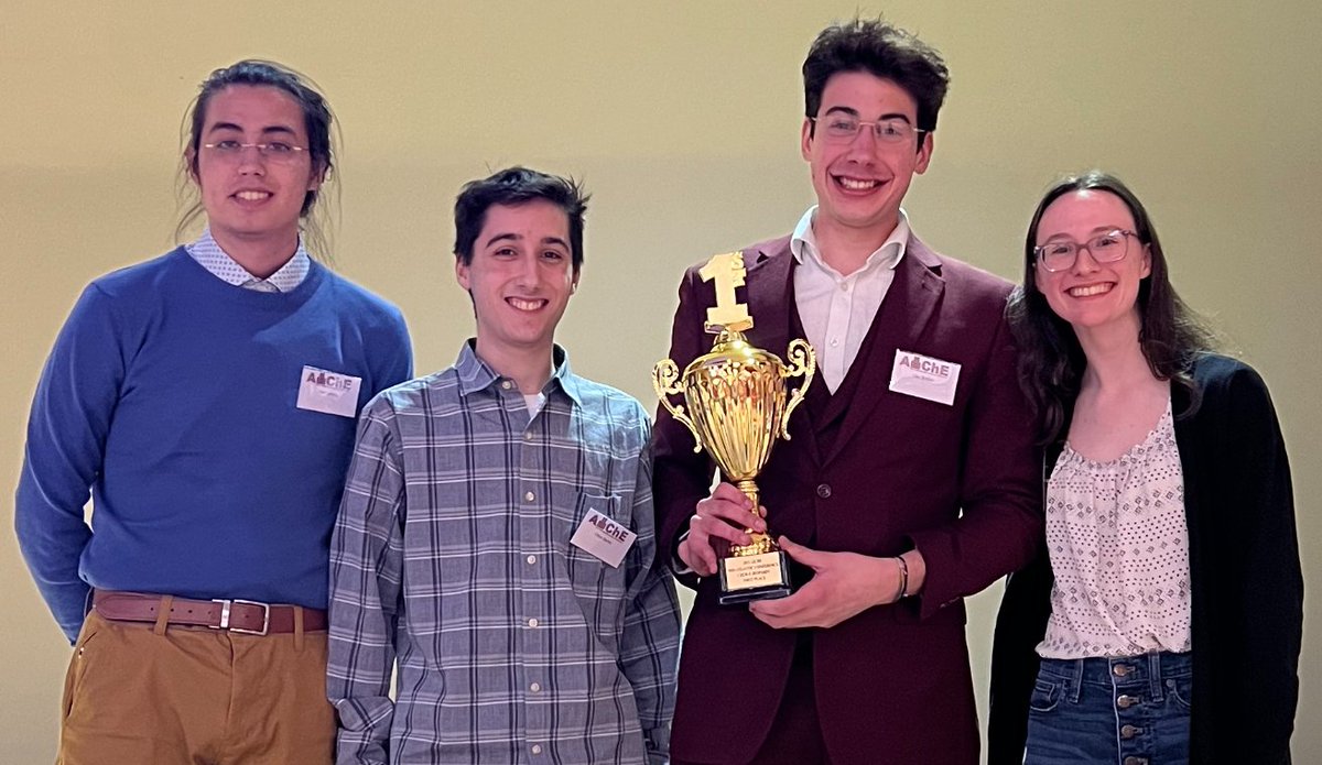 Congratulations to our @UMBC_CBEE @umbcAIChE Jeopardy Team! They just won first place in the Mid-Atlantic Regional Finals and are, again, headed to the national championship competition in November! @UMBC #UMBCengineering #UMBCproud