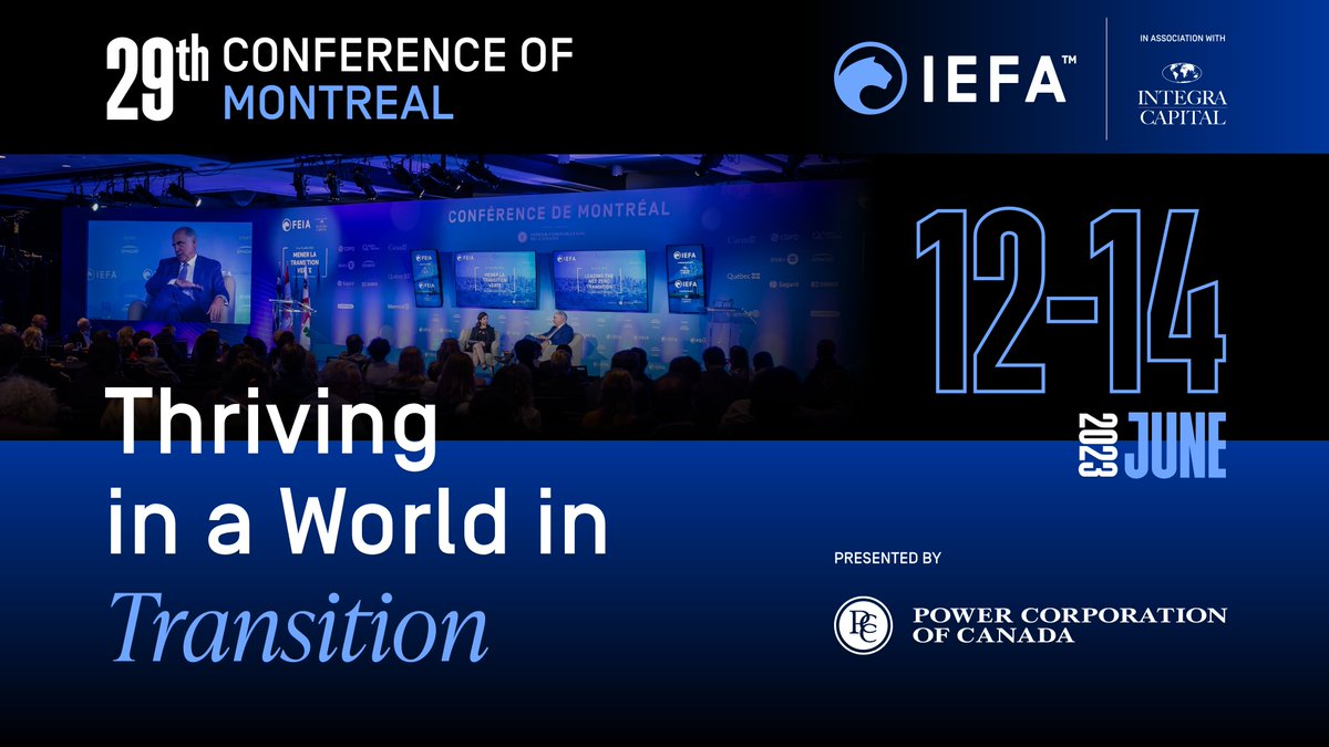 AmericasForum's tweet photo. Join us at the 29th edition of the #ConfMTL: "Thriving in a World in Transition", at the @BonaventureHTL in #Montreal on June 12-14, 2023. 🎟️ Early Bird tickets for this year's three-day event are now available via our website 👉 https://t.co/VXnNdnizRI. https://t.co/Nf39MLna3A