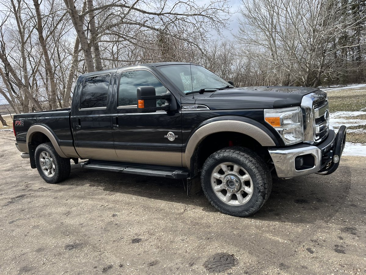 RussAudet's tweet photo. For ag Twitter and retweets. Few things in the yard need to go. Call or text Russ at  (204) 712-5539. 1977 Deere 4630, 2013 f250 lariat and 32 sunco setups for lighter land planter side bander on db58 https://t.co/ENKeqrhcBb