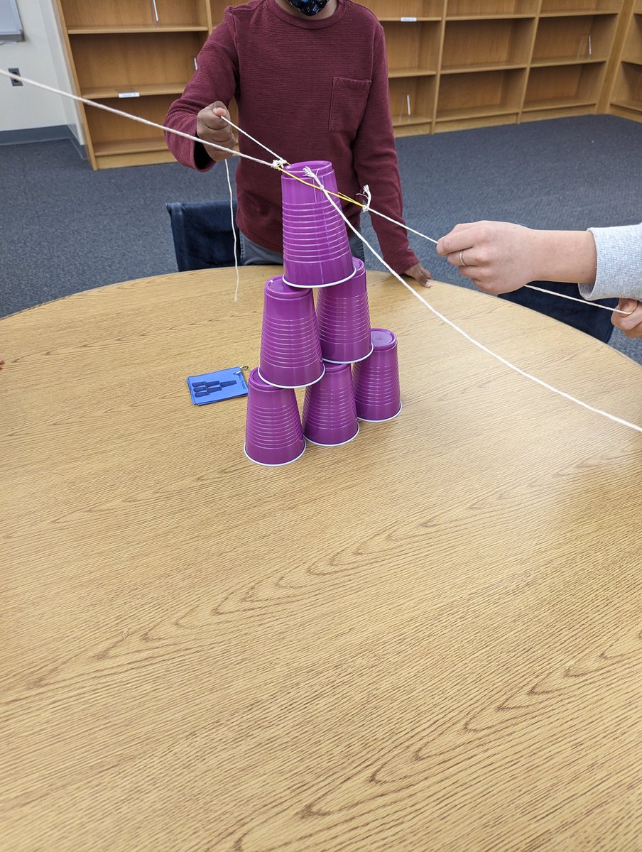 VESTechnology's tweet photo. STEAM Day at @WicoffjF! 3rd grader students were excellent engineers as they worked together to build structures out of cups 
#wwprsd https://t.co/xRzvxkK3vS
