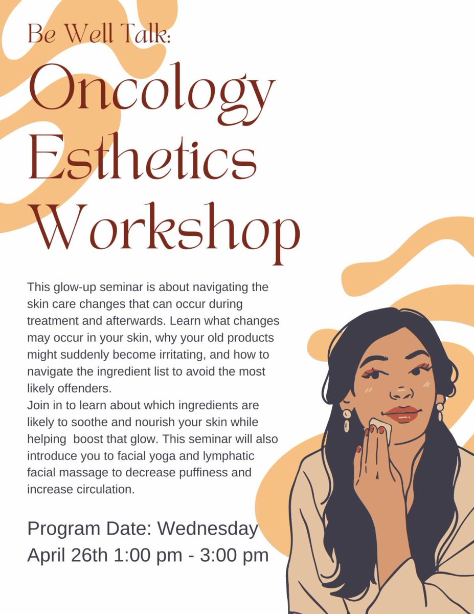Program Spotlight: Oncology Esthetics Workshop. 
Click here to learn more and register: wellspring.ca/niagara/progra…