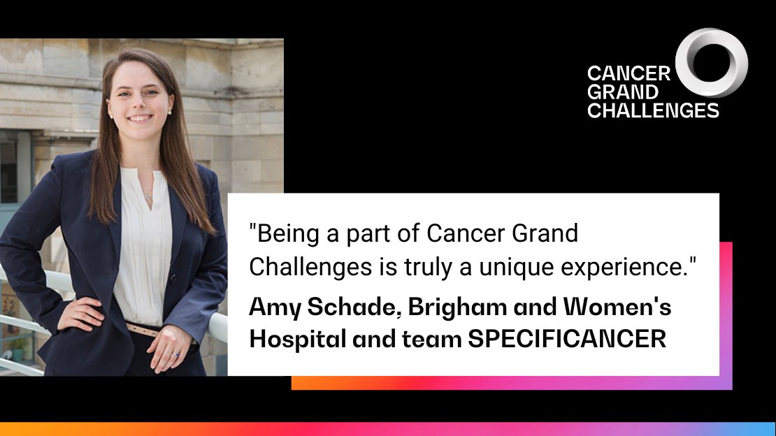 Amy Schade (@BrighamWomens), member of our Future Leaders Steering Committee and team SPECIFICANCER, reflects on the first in-person Future Leaders Conference👇 This blog was originally included in our annual magazine, Discover, which launches tomorrow 🔜 cancergrandchallenges.org/news/being-par…