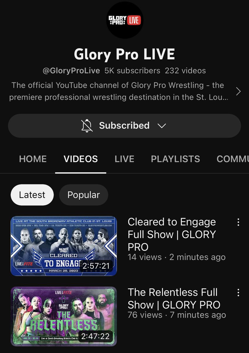 Now I know what I’m watching today 

Thank you @WeAreGloryPro 

#GloryPro