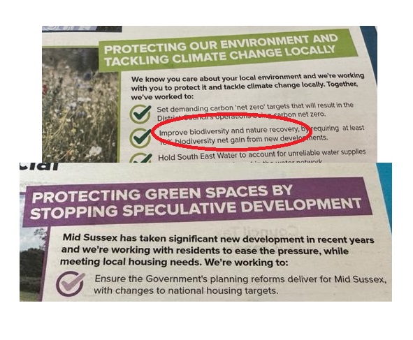 soflag4's tweet photo. @Mid_Sussex You claim to protect the environment in Mid Sussex. Will you commit to saving rewilded nature havens SA12 &amp;13 in Burgess Hill when they are voted on at Planning Committee? They don't achieve biodiversity net gain or support Government planning reforms. https://t.co/gb7gDTgF4q