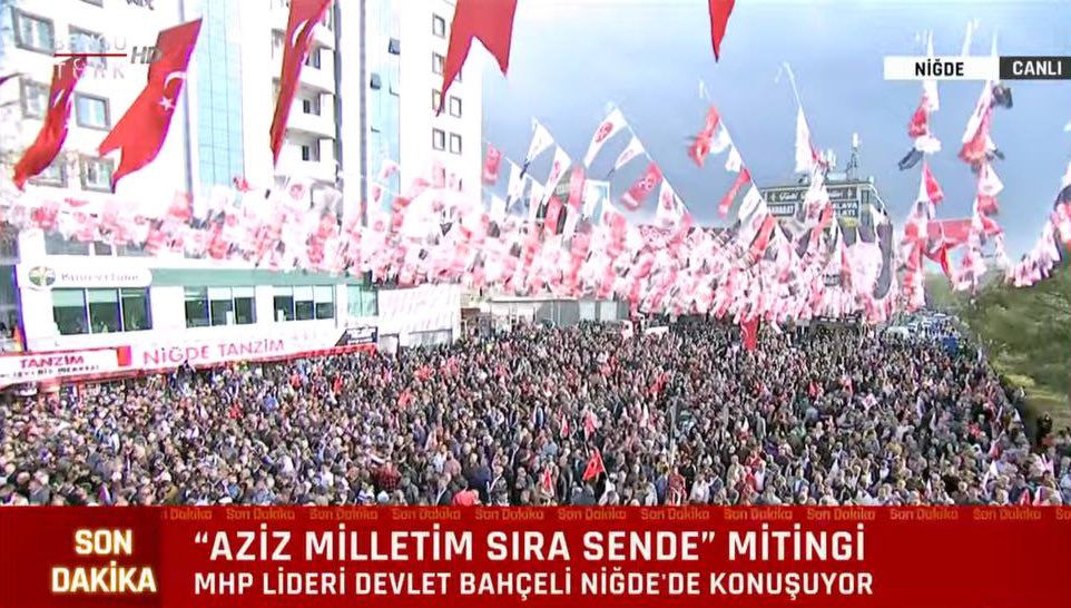 Kılıçdaroğlu boşuna uğraşmasın. Devlet ve milletiyle Türkiye iradesi 14 Mayıs’ta namusuna ve vatanına sahip çıkacaktır.

Liderimiz Sayın Devlet Bahçeli