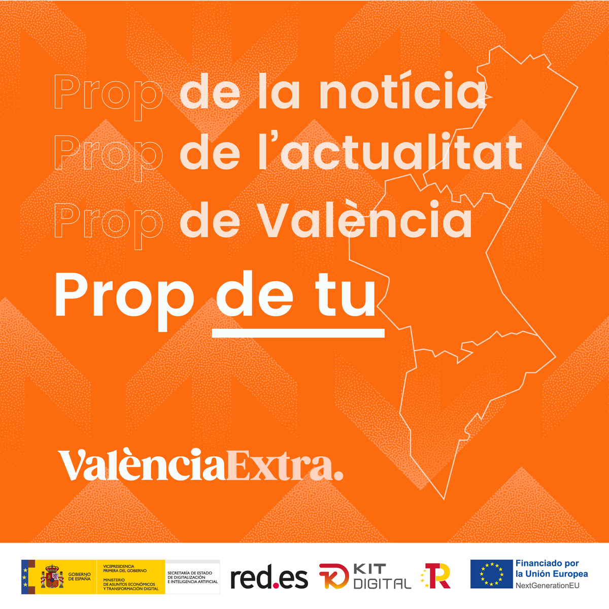vlcextra's tweet photo. A València Extra estem prop de la notícia, prop de l’actualitat, prop de València i prop de tu 🗞

👉 El diari per a tots i totes. Mirada plural, objectiva, rigorosa i propera a tu.

#ValenciaExtra #Propdetu #DiariValència #Proximitat #Actualitat #Notícia https://t.co/vogler68WL