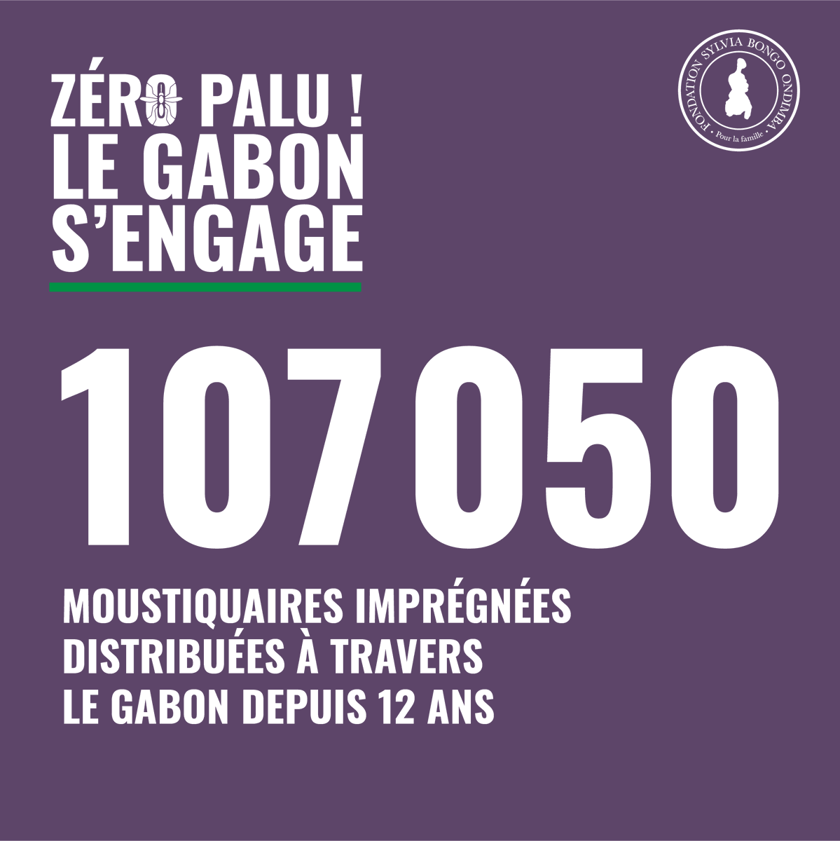 FondationSBO's tweet photo. En 12 ans, la FSBO a distribué 107 050 moustiquaires imprégnées.

#FSBO #ZéroPalu #WorldMalariaDay https://t.co/6OnSIjmWwF