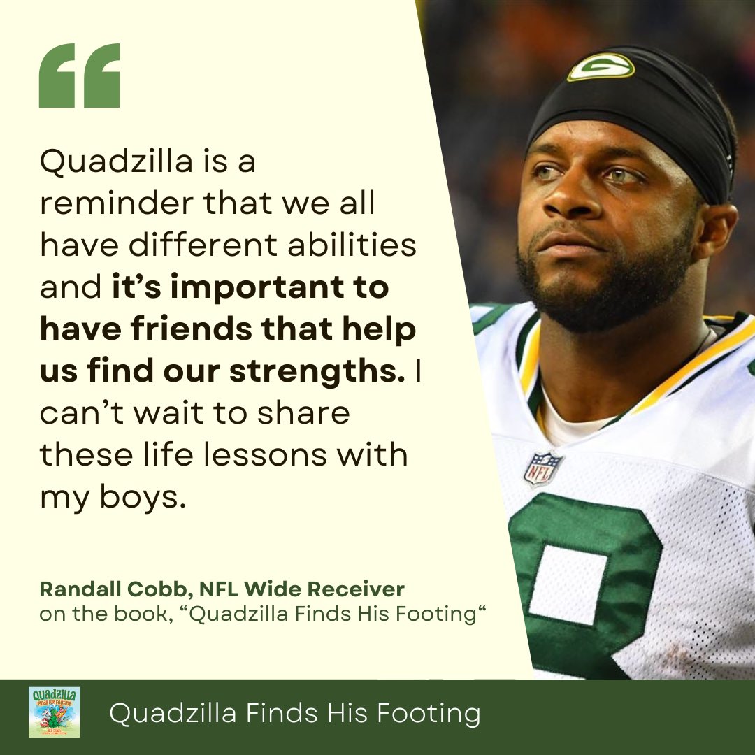 ajdillon7's tweet photo. Great to have @rcobb18 share his thoughts on the my new children’s book “Quadzilla Finds His Footing” - PRE ORDERS available ( https://t.co/nPkyUMKhmF ) https://t.co/jn7FdxvPDj