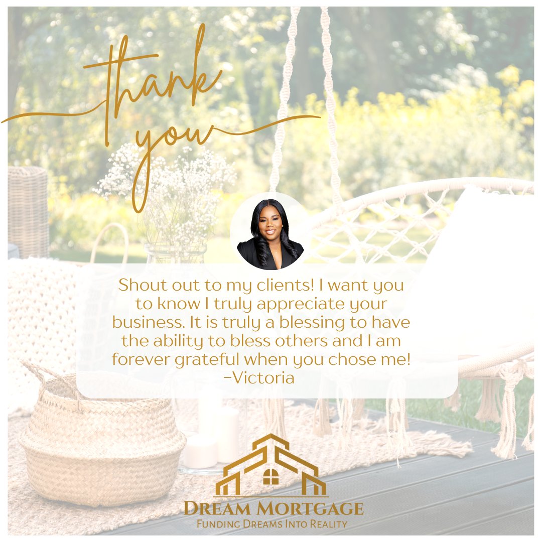 dreamqueenloans's tweet image. Shout out to my clients! I want you to know I truly appreciate your business! Thank you!!!
#DreamQueen #ThankYou #Blessings