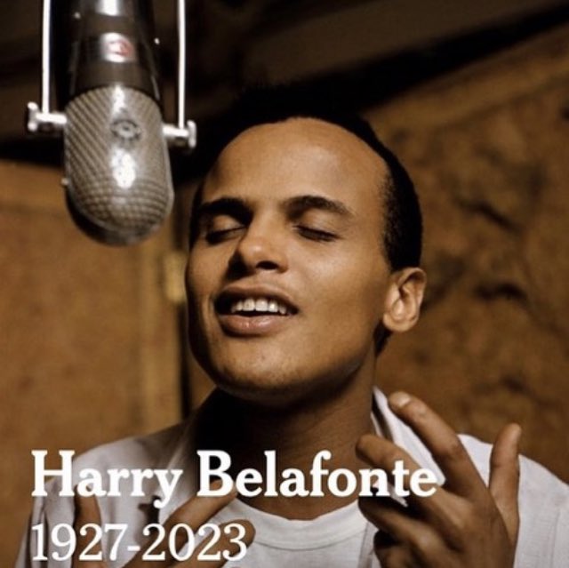 windrushfest's tweet photo. #WCFF2023 are deeply saddened to hear that the iconic Caribbean-American singer, activist, and actor has died. The son of Jamaican-born parents, Belafonte was best known for his recordings of "The Banana Boat Song", with its signature "Day-O" lyric, "Jump in the Line", and "Jamaica Farewell". He also starred in several films, including Carmen Jones (1954), Island in the Sun (1957), and Odds Against Tomorrow (1959). Alongside his Grammy award successes, an Emmy award and a Tony award, Belafonte was also a major force in the civil rights movement. He was 96.

#RIPHarryBelafonte