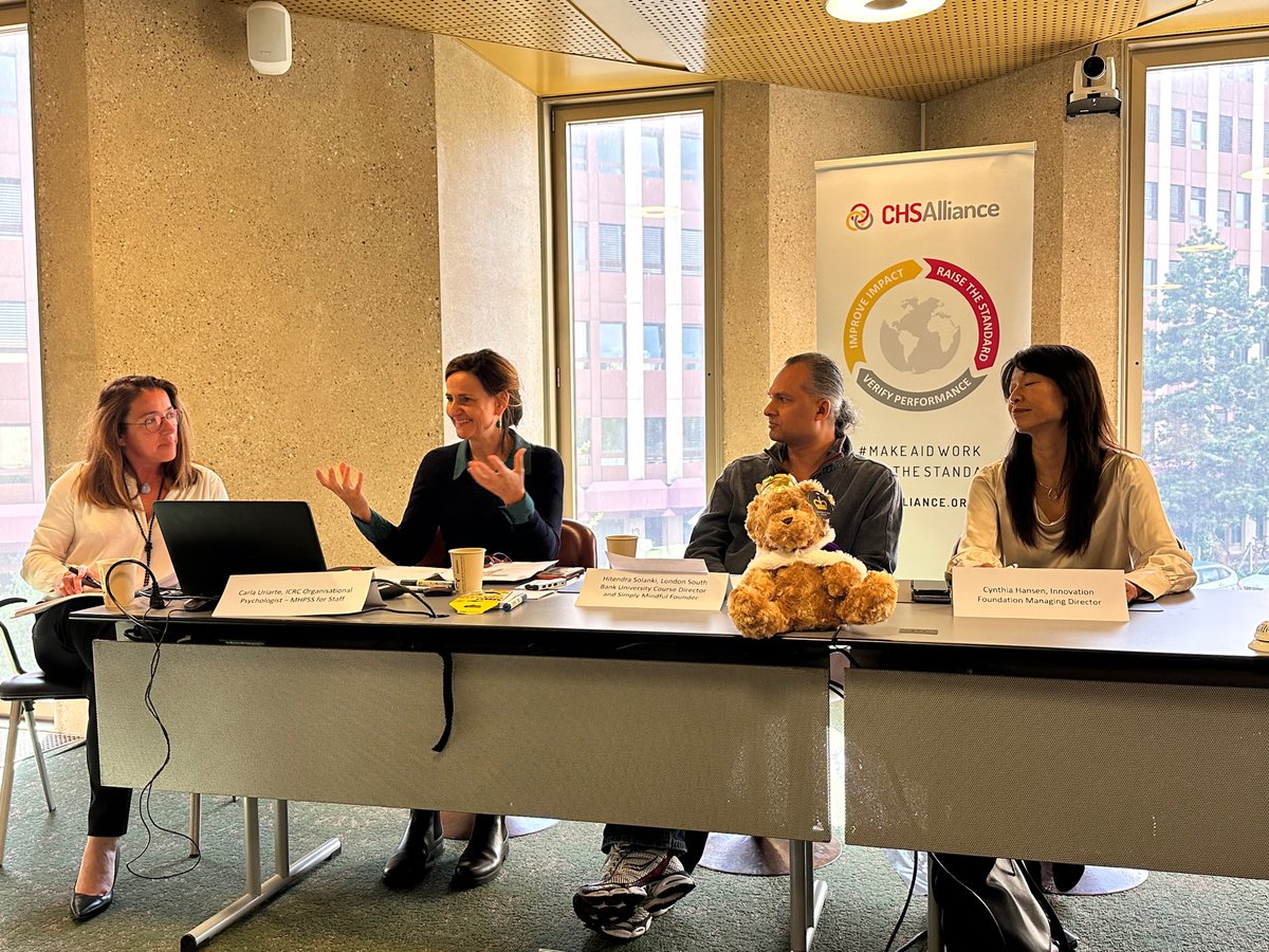 If you want to go fast, go alone.
If you want to go further, go together.

A great panel exploring #partnering for aid org #culture change.

Hitendra Solanki #SimplyMindful founder reminding us to look inwards. How do we become a good partner to others? Requires inner reflection.