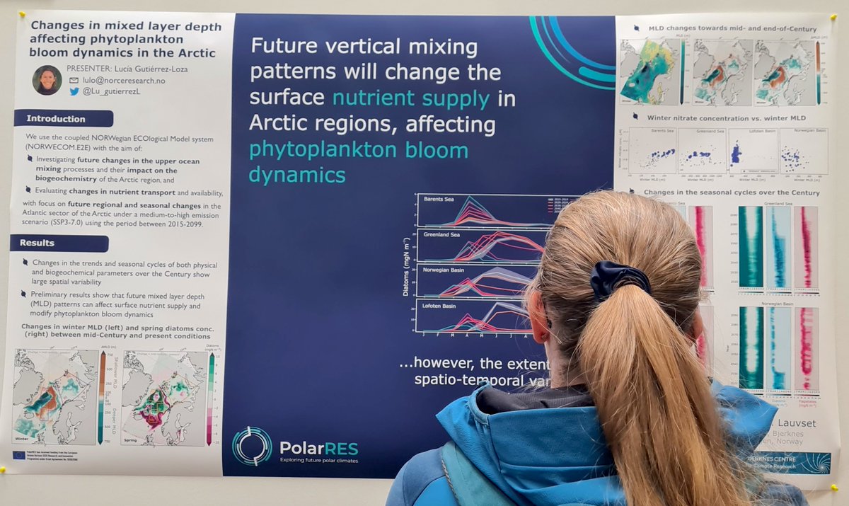 PolarRES_eu's tweet photo. 📣 #PolarRES is at #EGU23💡Check out some of the posters presented together with @CRiceS_H2020 for the #Atmosphere-#ocean-#seaice 🌊interactions in the #polar #climate system 🌏 https://t.co/pb3SWC7dgO
