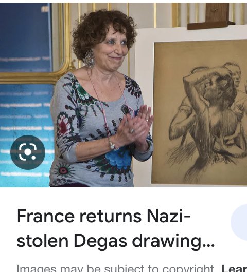 LinziLouise3's tweet photo. This is an interesting read. The return of An Edgar degas to its owner. https://t.co/bNQhEibeA7