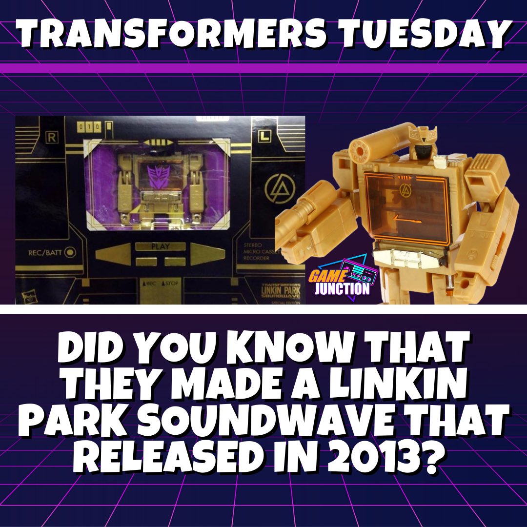 GameJunction1's tweet photo. Transformers Tuesday! Did You Know This?! #transformers #transformerstuesday #videogames #movies #toys #toycollector #toycommunity #transformersmovie #gamejunction #music #linkinpark #newdivide #transformerstrivia #games https://t.co/7pVXdLz3s8