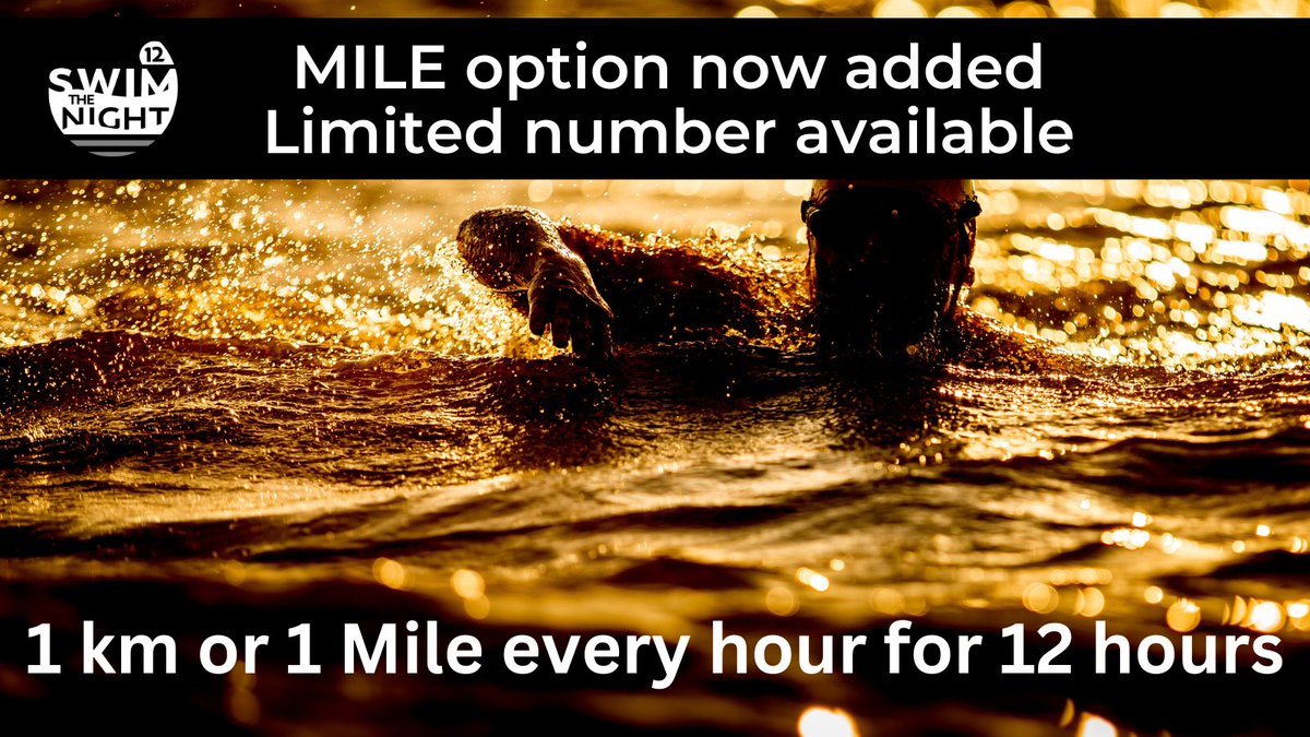 Swim the Night (@swimthenight) on Twitter photo Swim 1km / 1 Mile every hour for 12 hours!
ENTER NOW ➡️ SWIMTHENIGHT.COM #swimthenight #swimming
<a href="/outdoor_swimmer/">Outdoor Swimmer</a>
<a href="/RicksSwim/">Big Ricks Swim Team</a>
<a href="/QueenfordSwimrs/">QueenfordLakesSwimrs</a>
<a href="/AspireCharity/">Aspire</a>
<a href="/SimonDGriffiths/">Simon Griffiths: Publisher, Author, Swimmer</a>
<a href="/BrockwellLido/">Brockwell Lido Users</a>
<a href="/ChannelDover/">Dover Channel Training</a>
@PartSports
<a href="/swimcube/">The SWIMCUBE</a>
<a href="/swimcanarywharf/">Swim Canary Wharf</a>
<a href="/KatiaVastiau/">Katia Vastiau 💙</a>
<a href="/DurleySeaSwims/">Durley Sea Swims</a> Swim 1km / 1 Mile every hour for 12 hours!
ENTER NOW ➡️ SWIMTHENIGHT.COM #swimthenight #swimming
<a href="/outdoor_swimmer/">Outdoor Swimmer</a>
<a href="/RicksSwim/">Big Ricks Swim Team</a>
<a href="/QueenfordSwimrs/">QueenfordLakesSwimrs</a>
<a href="/AspireCharity/">Aspire</a>
<a href="/SimonDGriffiths/">Simon Griffiths: Publisher, Author, Swimmer</a>
<a href="/BrockwellLido/">Brockwell Lido Users</a>
<a href="/ChannelDover/">Dover Channel Training</a>
@PartSports
<a href="/swimcube/">The SWIMCUBE</a>
<a href="/swimcanarywharf/">Swim Canary Wharf</a>
<a href="/KatiaVastiau/">Katia Vastiau 💙</a>
<a href="/DurleySeaSwims/">Durley Sea Swims</a>