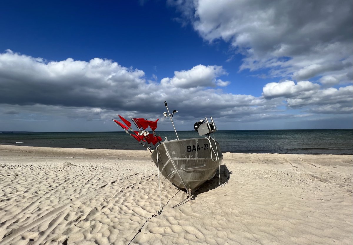 Heute mal fremdinseln. Strand von #Baabe auf #Rügen #Ostsee