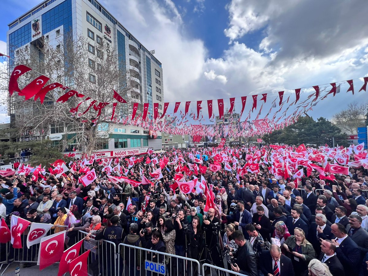 Genel Başkanımız Sayın Devlet Bahçeli, ‘‘14 Mayıs’ta Aziz Milletim Sıra Sende’’ Niğde Mitingi'nde Vatandaşlarımıza Hitap Ediyor.