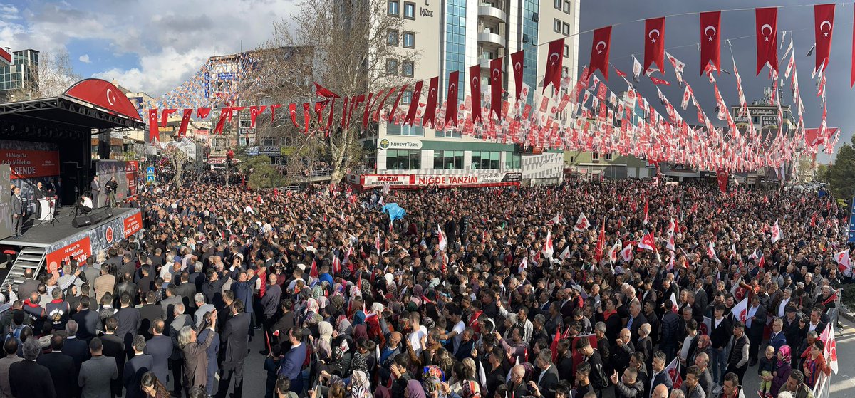 Genel Başkanımız Sayın Devlet Bahçeli, ‘‘14 Mayıs’ta Aziz Milletim Sıra Sende’’ Niğde Mitingi'nde Vatandaşlarımıza Hitap Ediyor.