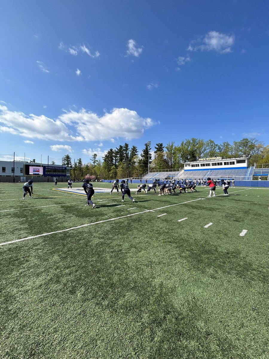 PaceUFootball's tweet photo. Last week of Spring Ball‼️Practice #12 in the books‼️Getting close to the Spring Game. #SETTERSNATION https://t.co/cYWUArXqxS