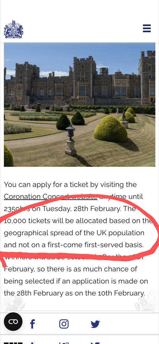 @1cnicholas @martinpaulstone @TicketmasterUK @SkyNews @RoyalFamily Clearly stated this would not be a first come first served ballot!! Angry and disappointed at this shambles! Won but did win😡😡