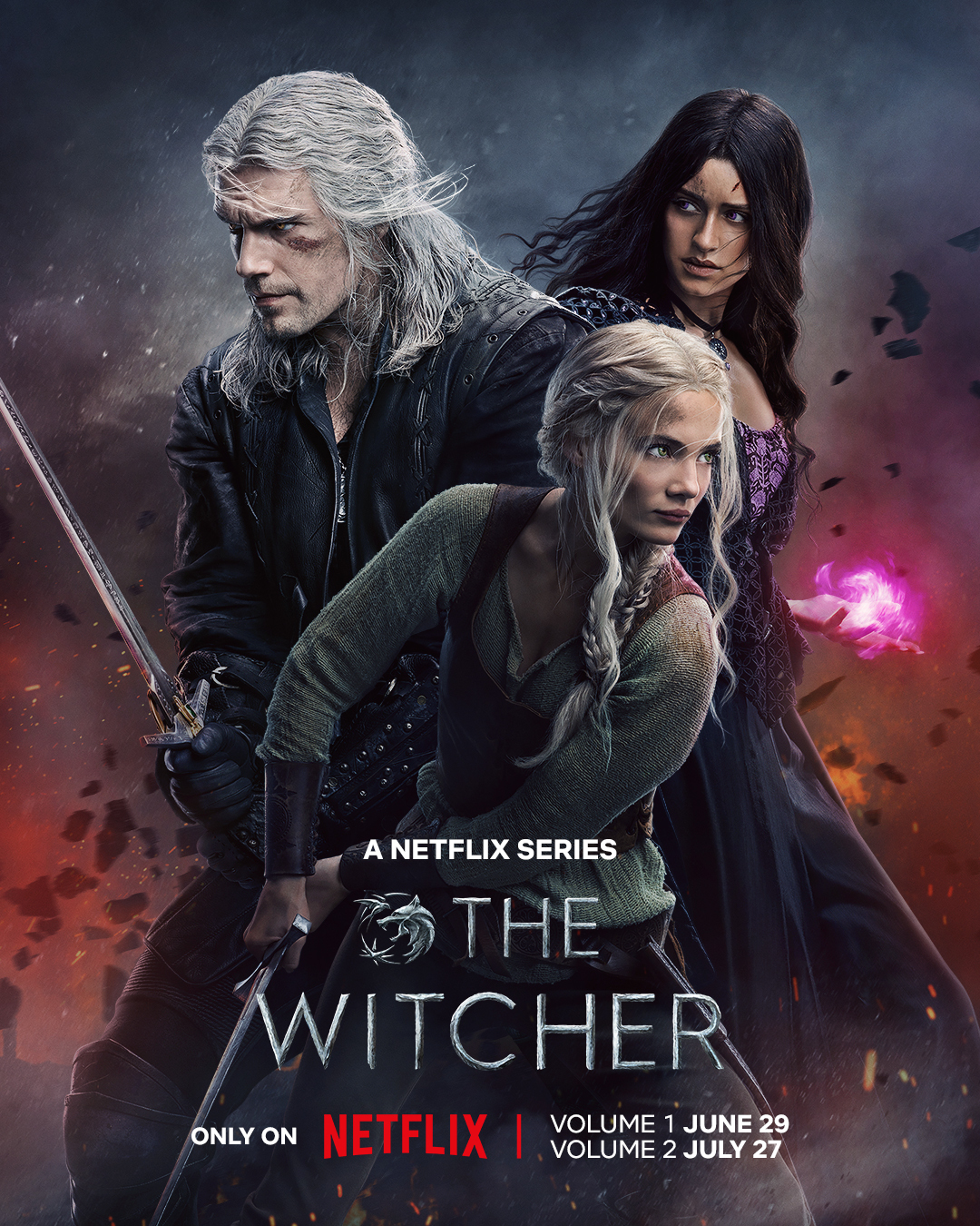 Algemene poster van The Witcher S3 op Netflix België