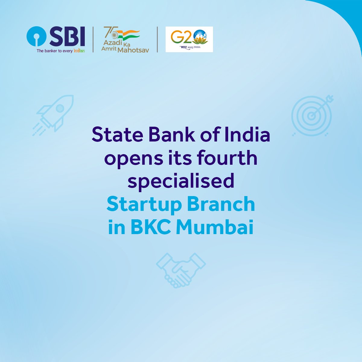 मुंबई BKC में खुली SBI की चौथी स्टार्टअप शाखा |_60.1