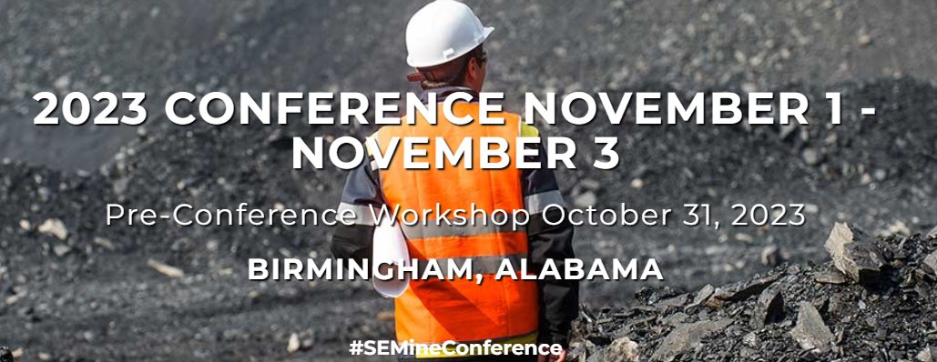 adpthatsme's tweet photo. 2023 Southeast Mine Safety and Health Conference Registration Is Open!

https://t.co/TdSAoFqiiH
https://t.co/K9FhzG0dg2 https://t.co/SJenvFWQ5K