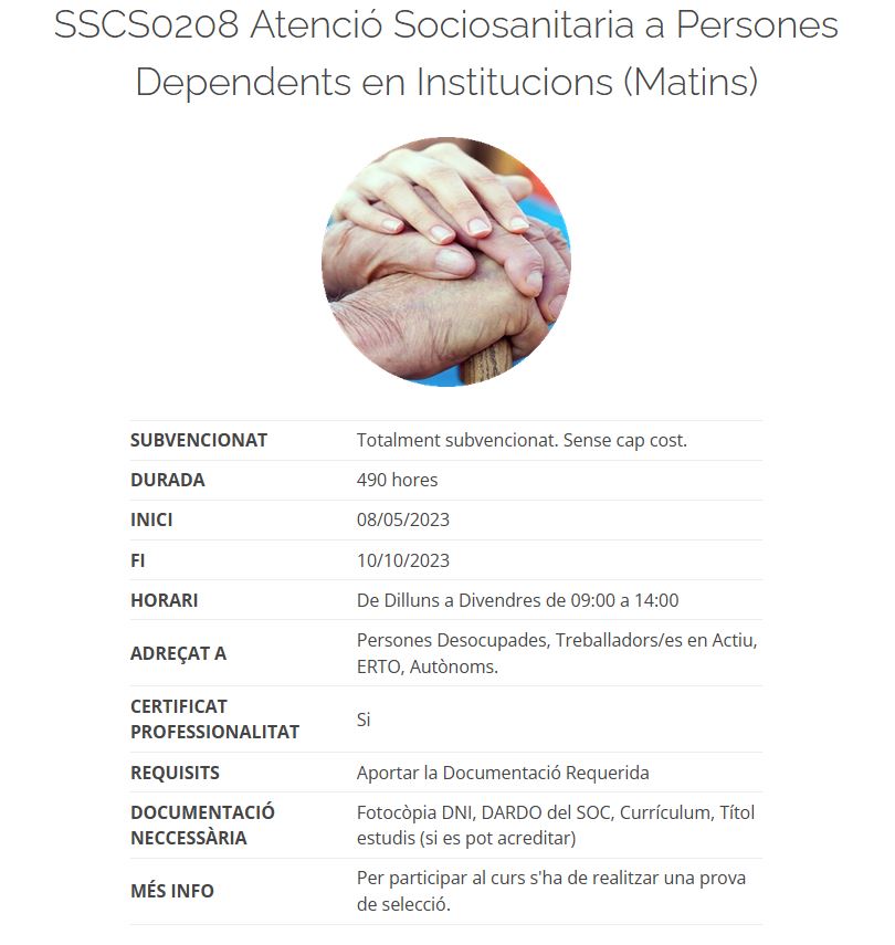 CEPFRADA's tweet photo. Cursos totalment subvencionats pel mes de maig! https://t.co/7cMrmP85pK