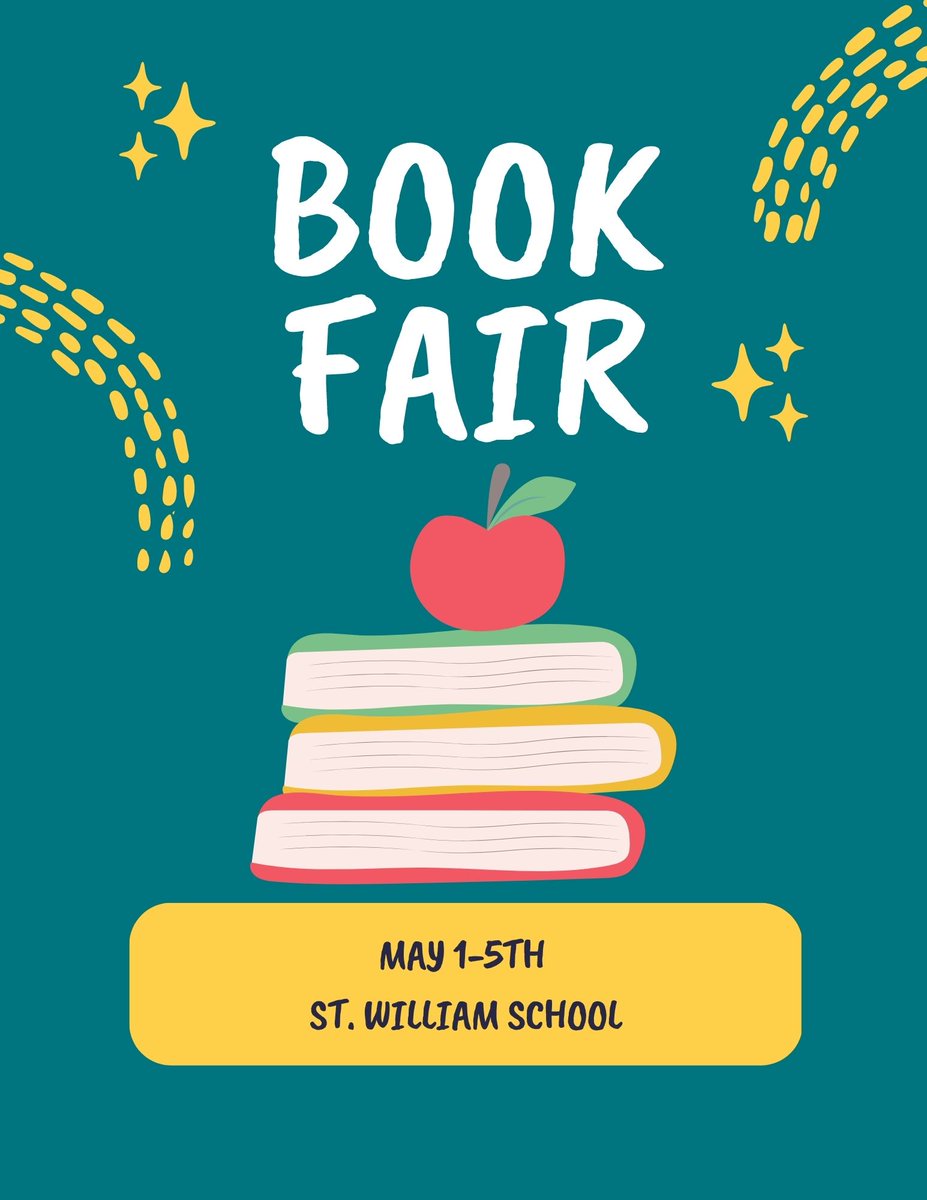 Book Fair - May 1-5th. Happy Reading!