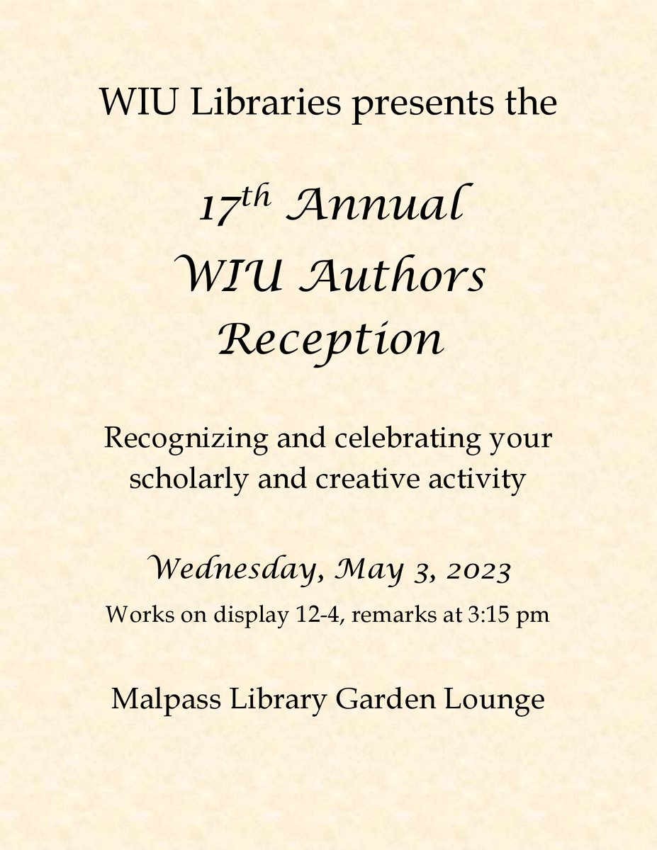 WIULibraries tweet picture
