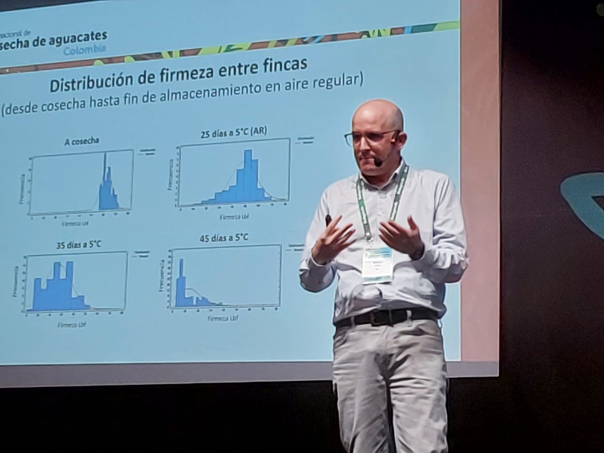 "Un desafío es entender que trabajamos con un producto heterogéneo. En un mismo árbol de aguacate nos encontramos con distintos estados de desarrollo. Es usual tener muchas fincas dentro de una misma finca", mencionó el Dr. Bruno Delfilippi.