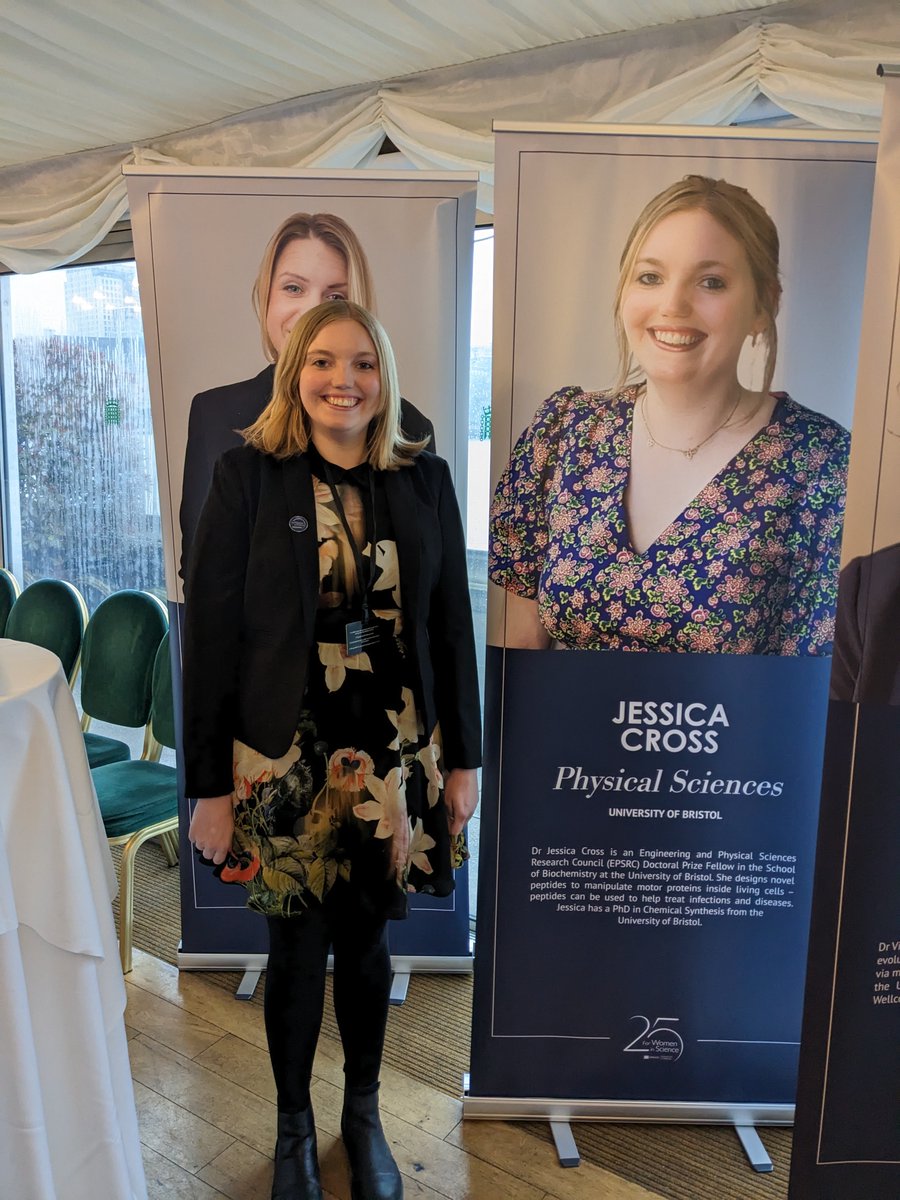 Congratulations to Dr. Jessica Cross (BCS CDT Cohort 2017) for being shortlisted for the 2023 L'Oréal-UNESCO For Women in Science UK and Ireland Rising Talent Awards! Dr. Cross is currently working in @BristolBiochem as an #EPSRC Doctoral Prize Fellow. #womeninSTEM