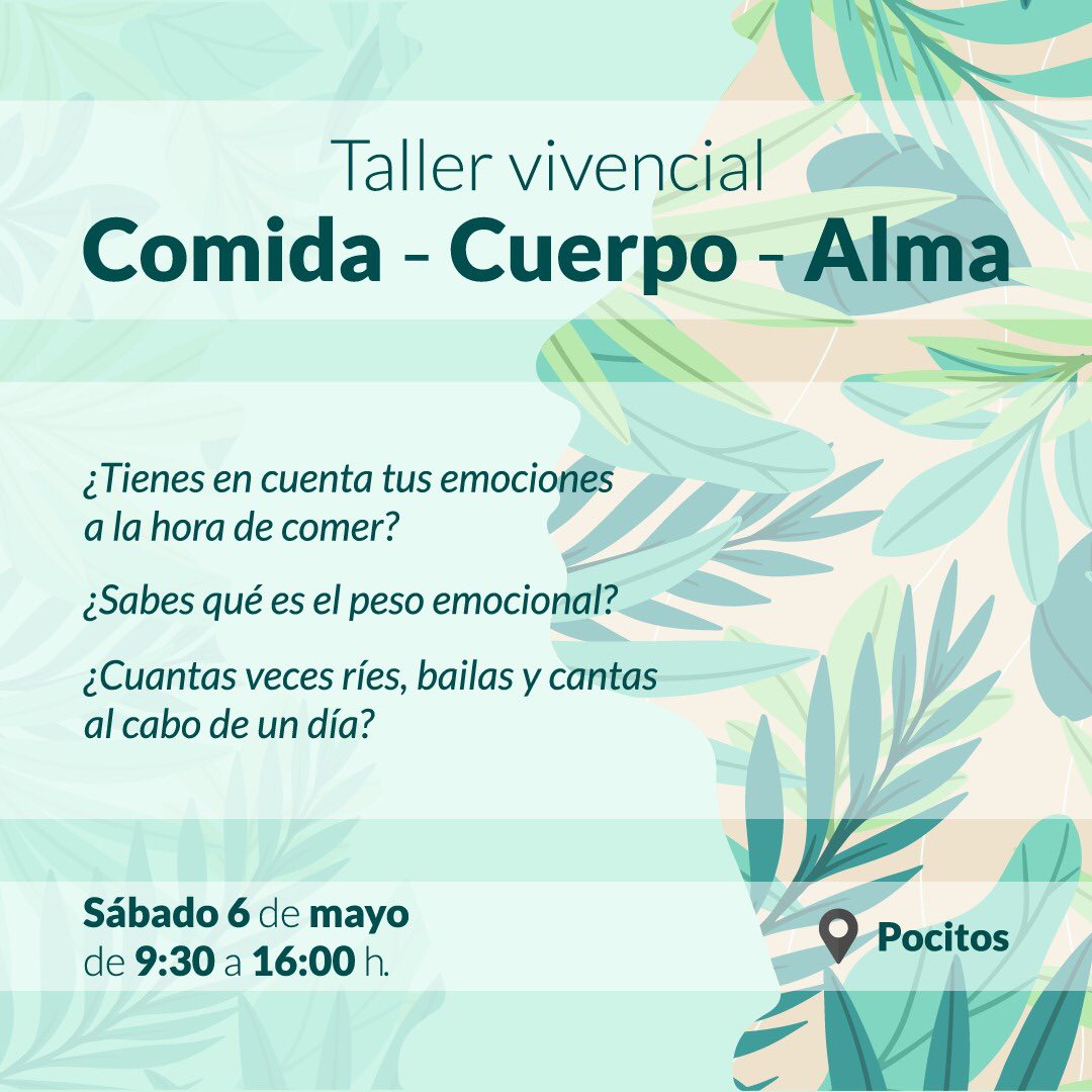 valgerla's tweet photo. Nuevo taller vivencial!

Anímate a participar de esta jornada! Aprenderemos sobre la relación que tiene nuestro sentir y pensar, nuestro cuerpo, y nuestra alimentación.

Incluye exhibición de comida rápida y saludable, con un almuerzo delicioso y sano.

 WhatsApp 098531313🤗 https://t.co/zO8dcD1rCO
