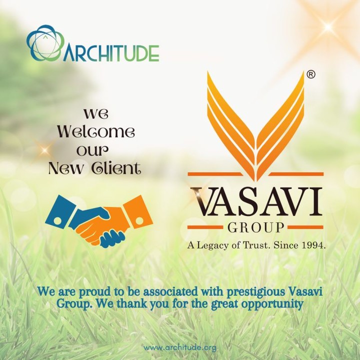 ARCHITUDE1's tweet photo. Architude are proudly associated with one of mega residential projects in Hyderabad, Vasavi Ananda Nilayam, developed by the prestigious and valiant Vasavi group. #buildersanddevelopers #bim #AEC #ConstructionIndustry #ArgumentedReality #4Dconstruction #bim #realestate https://t.co/WP4rhSvcAI